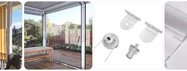Cafe Blind Replacement Parts | Cranks, Tubes & Brackets