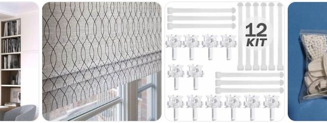 Flat Roman Blind Replacement Parts | Cords, Rings & Rods Flat Roman Blind Replacement Parts | Cords, Rings & Rods