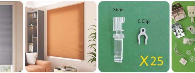 Pleated Blind Replacement Parts | Cords, Clips & Handles